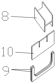 Multi-section universal assembly-type reinforcing device for steel structure and its application method