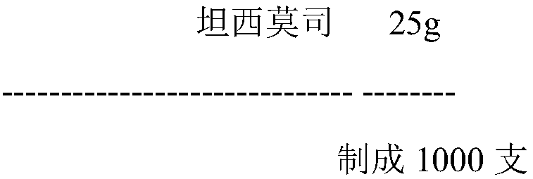 Temsirolimus for injection and preparation method thereof