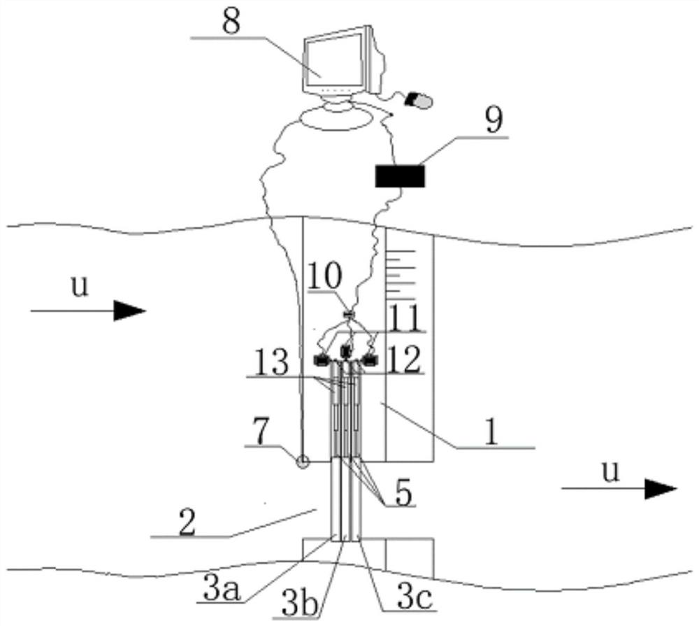 Small and medium-sized ecological weir and method for regulating and controlling fish water flow habitat