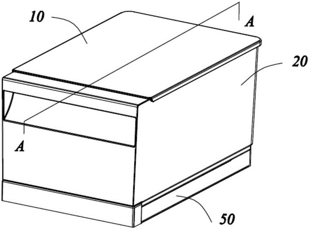 Direct-cooling refrigerator capable of achieving dry storage and moisture storage separately