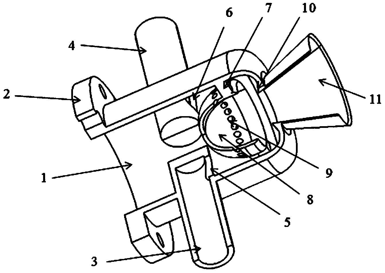 Combined pulse detonation engine detonation chamber