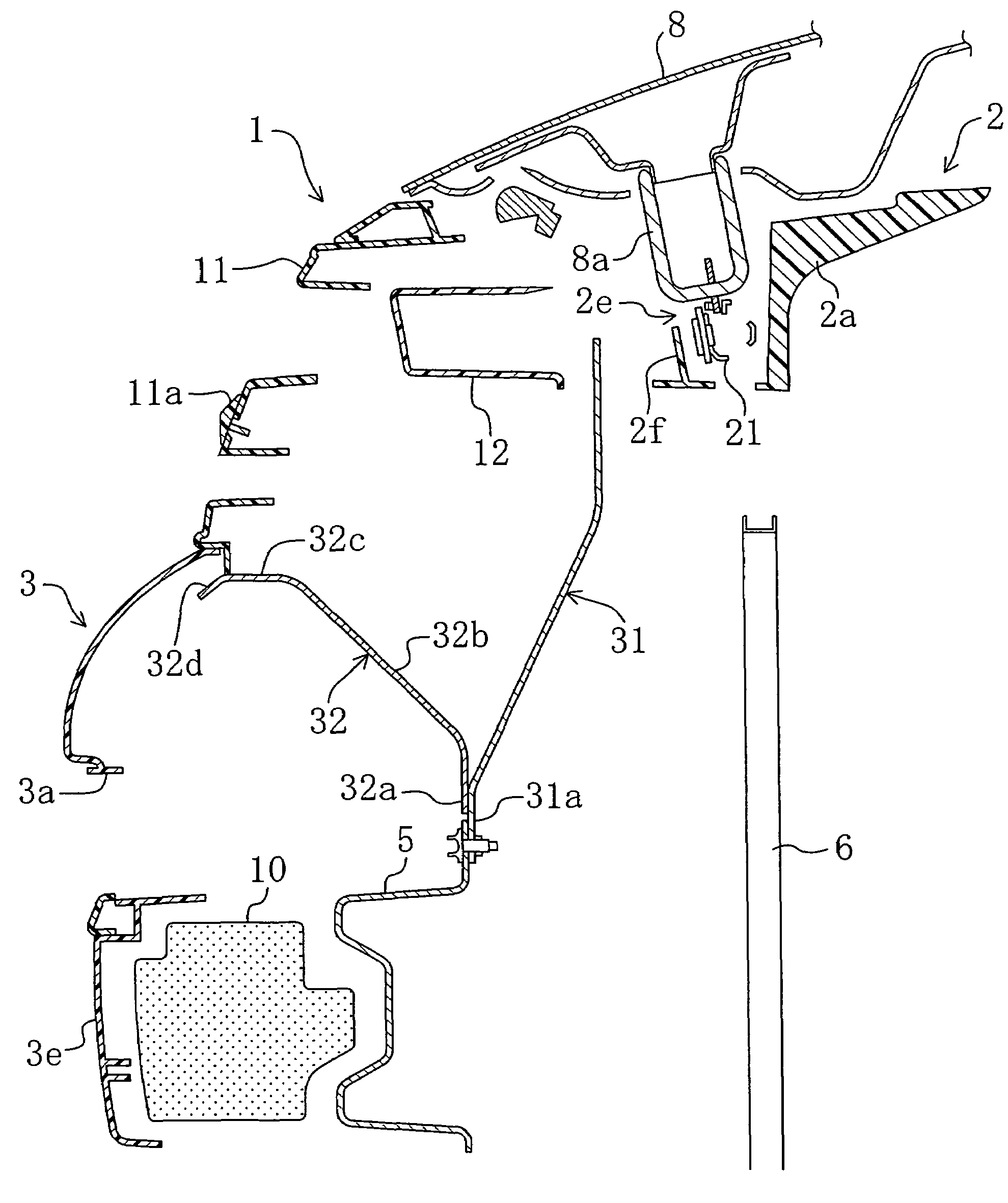 Vehicle front end structure