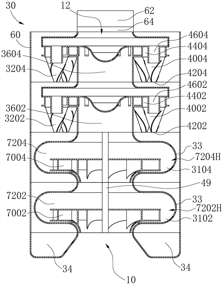 Oil and gas separation device