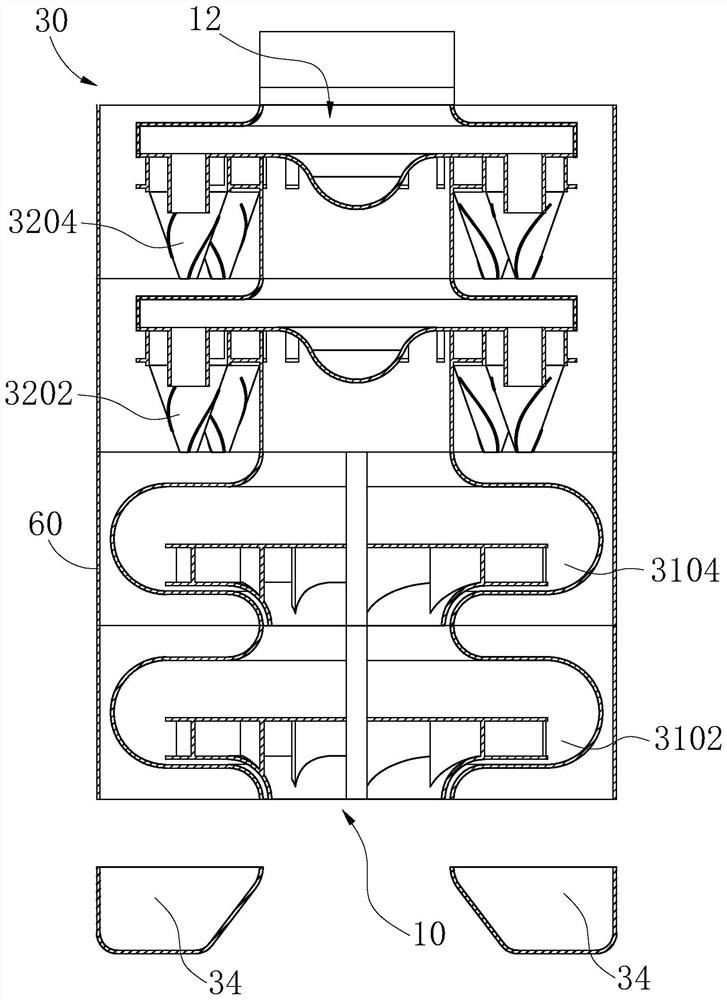 Oil and gas separation device