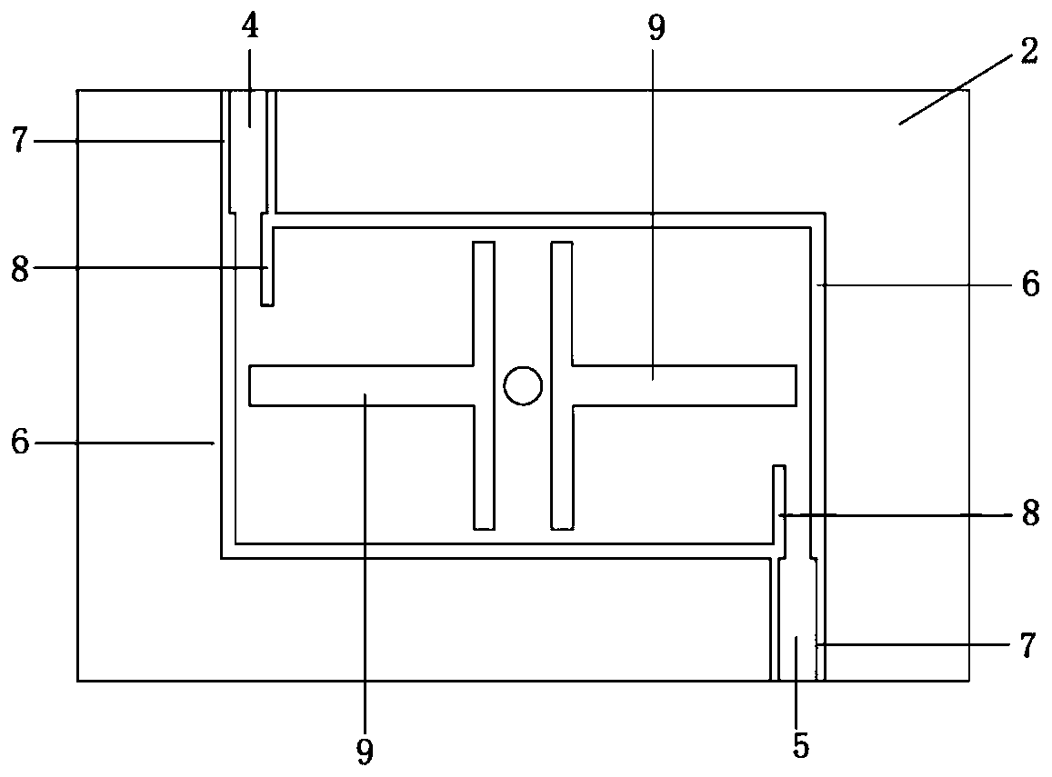 Single-cavity dual-band microwave filter based on coplanar waveguide