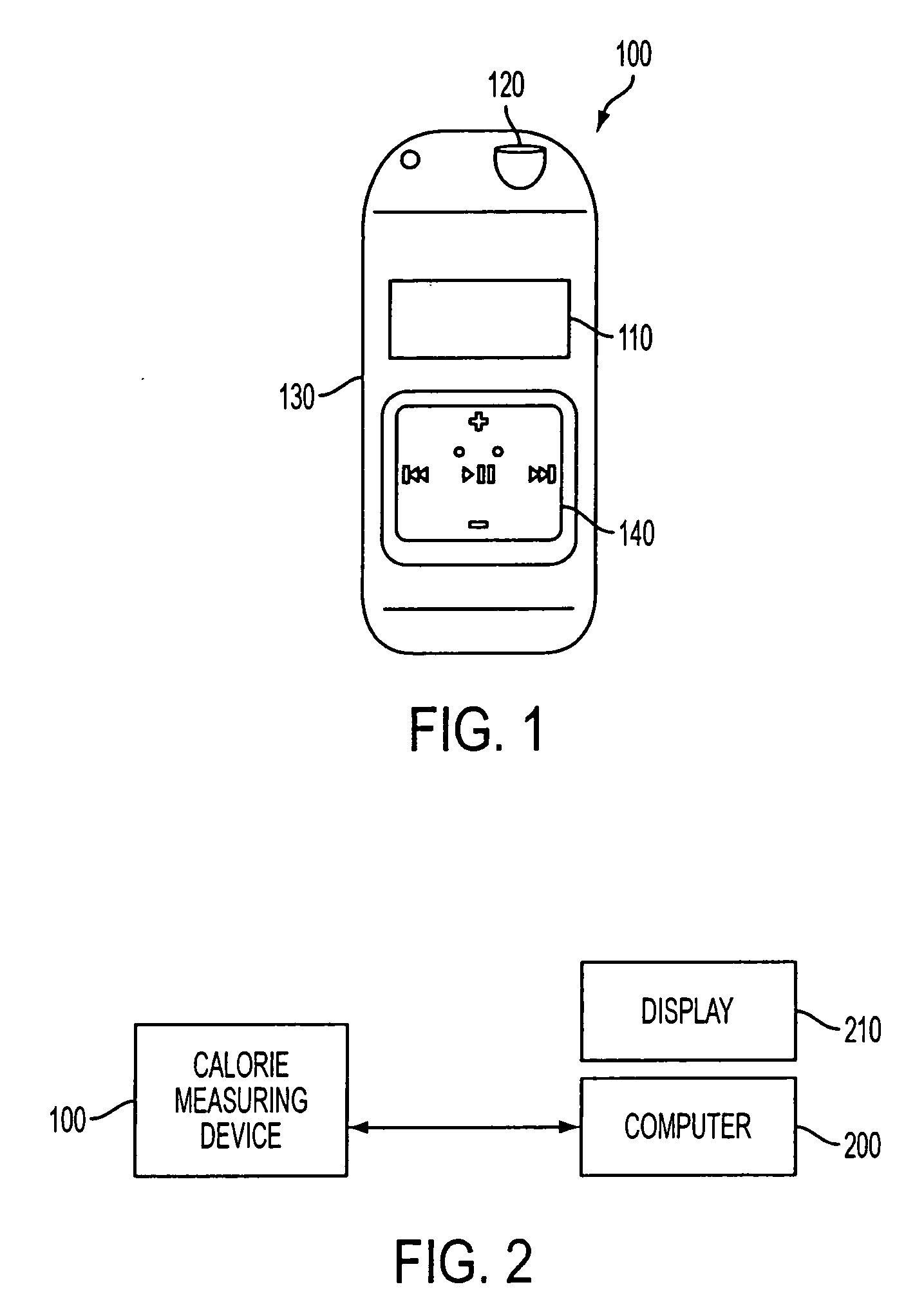 Method, medium, and apparatus for portably measuring calorie consumption