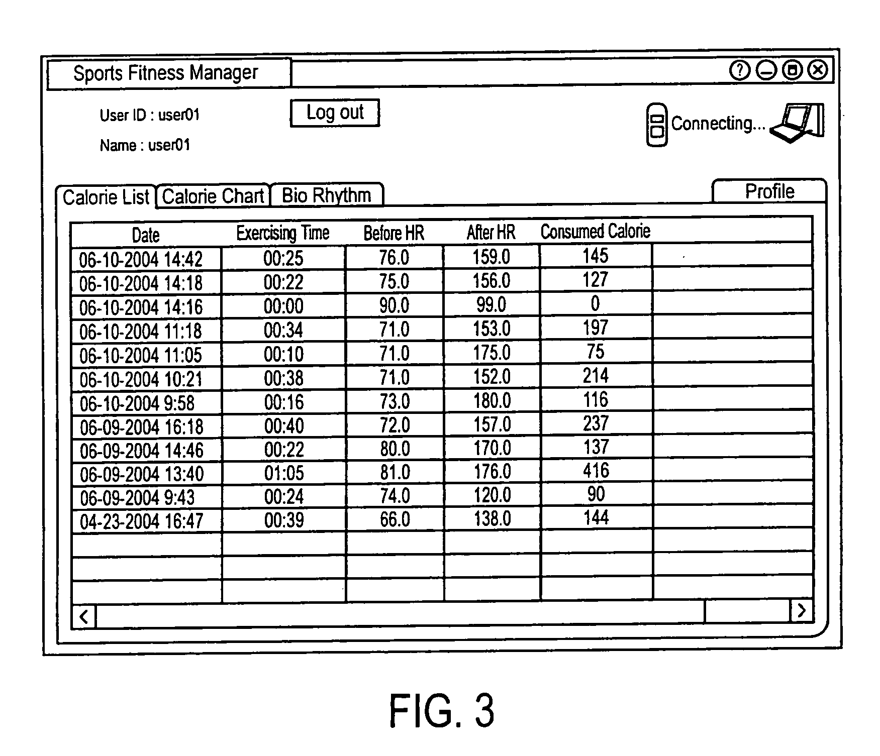 Method, medium, and apparatus for portably measuring calorie consumption