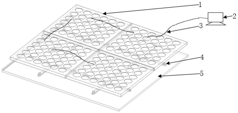 Novel automatic reagent weighing method based on layer plate of reagent cabinet