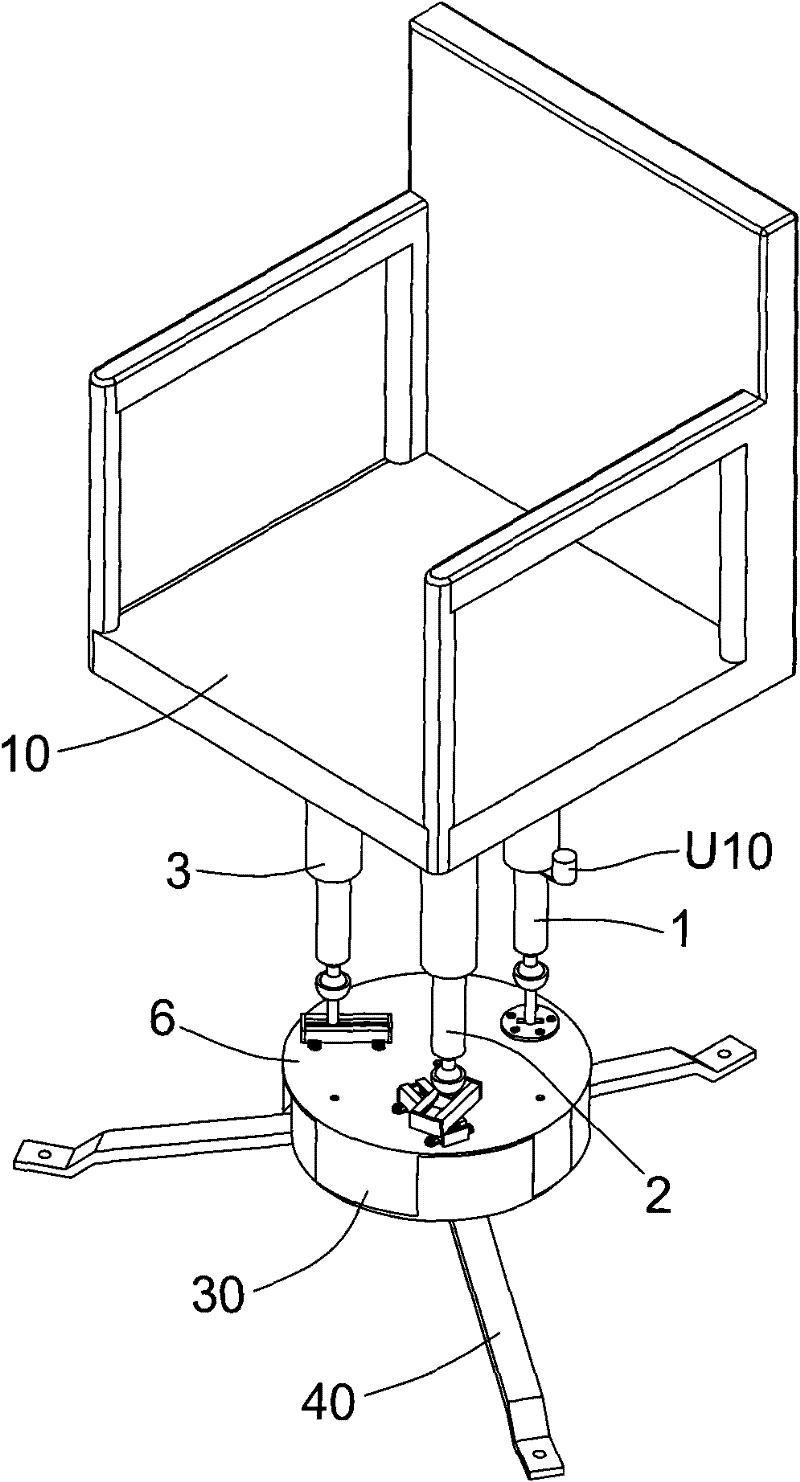 Automatic balance sickness-preventing chair