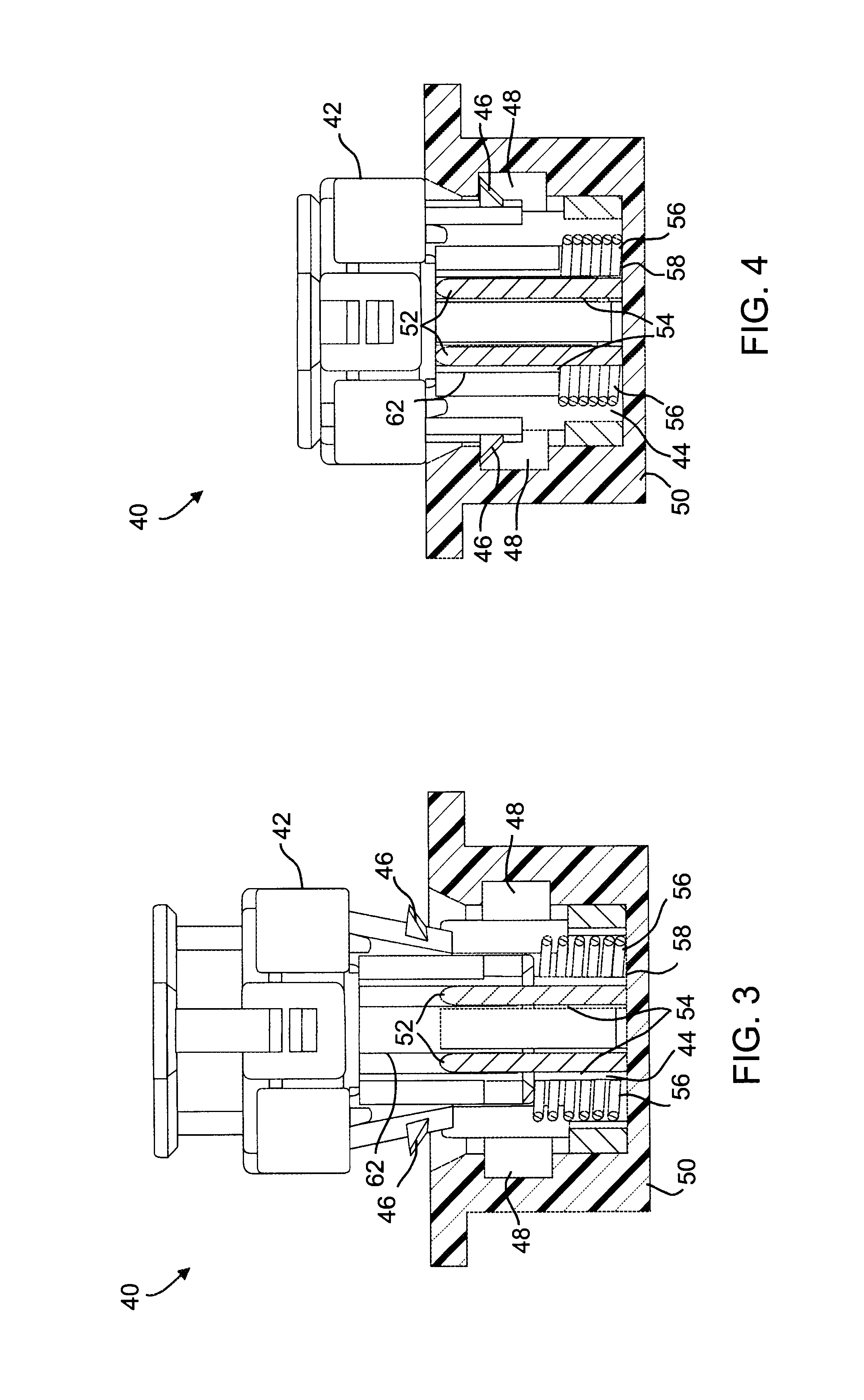 Unlock proof squib connector