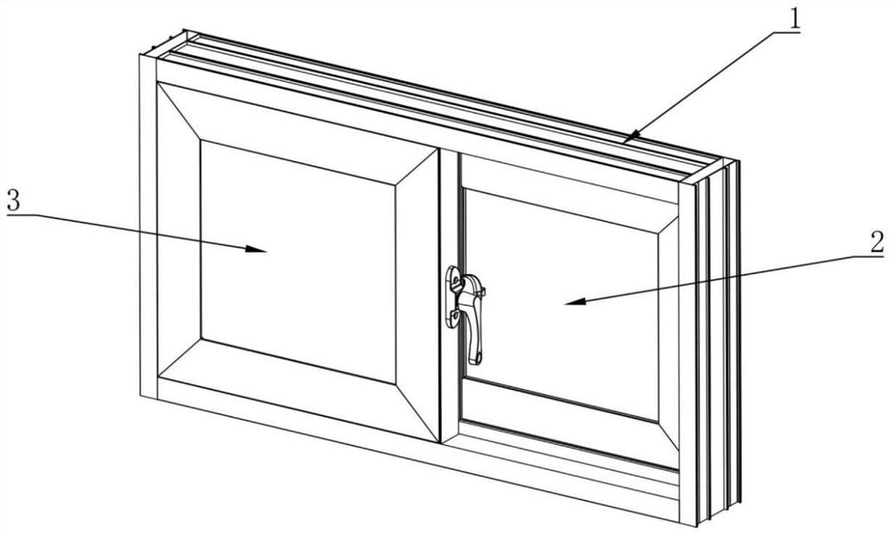 Simple translational seal window