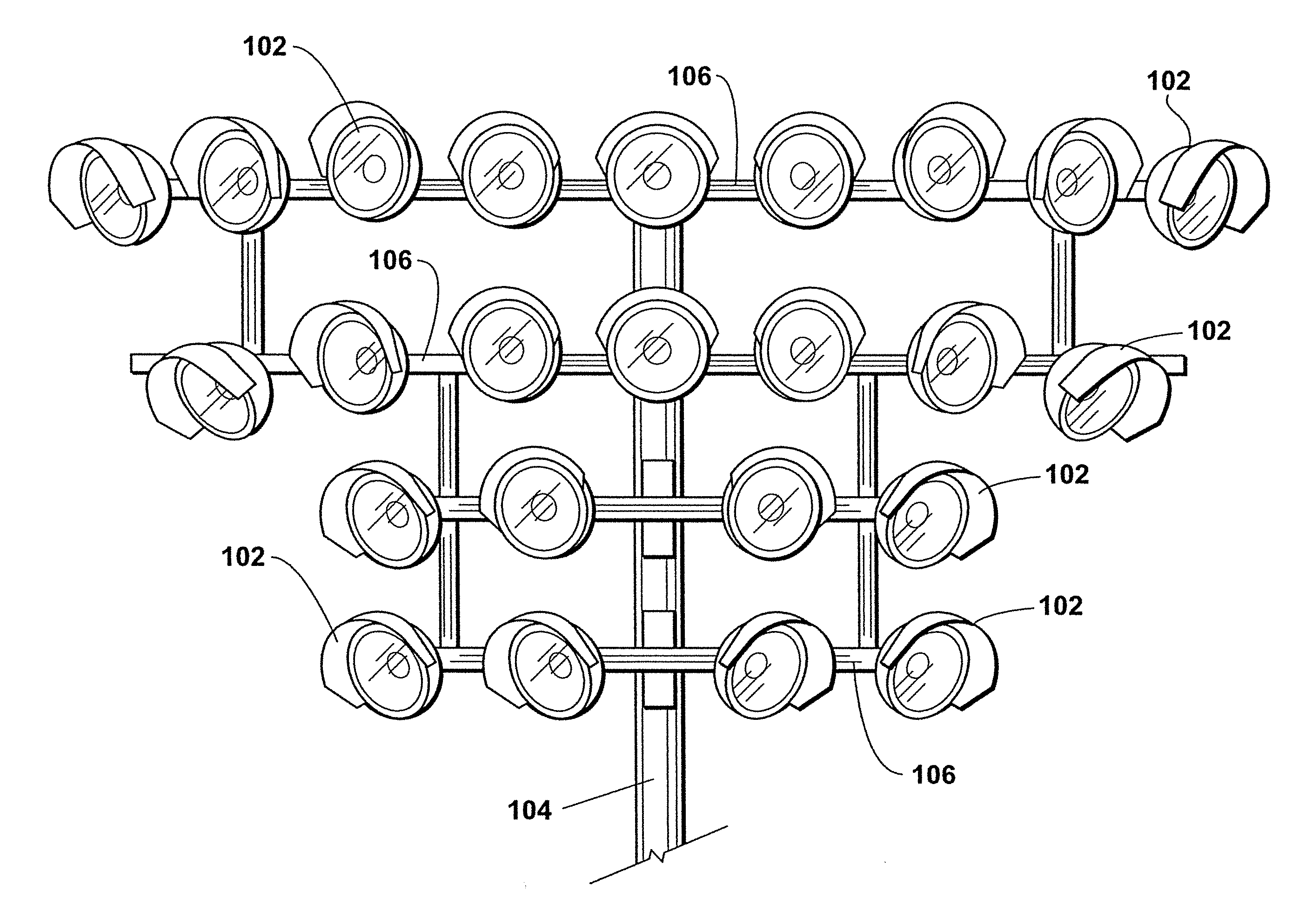 LED venue lighting system and method