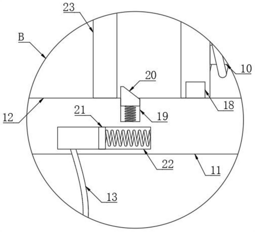 Liquid-liquid centrifugal equipment convenient for liquid separation for bioengineering