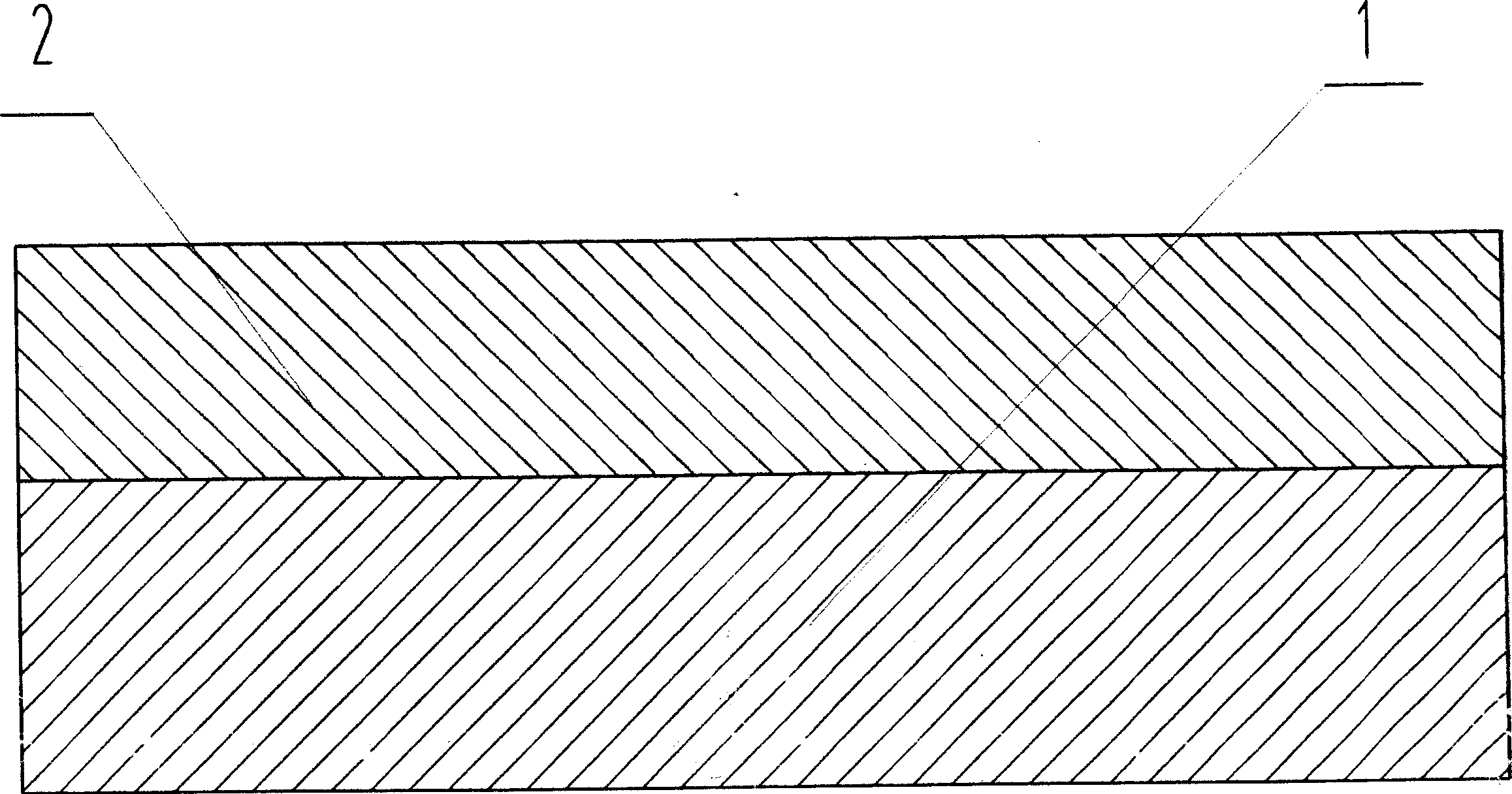 Anticorrosive heat shrink sleeve for mouth-repairing for welding engineering pipeline