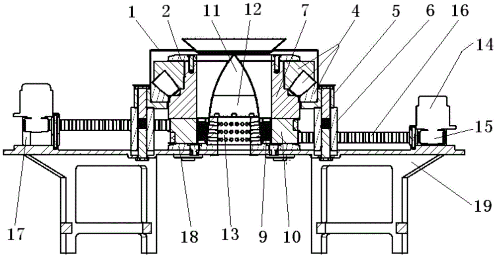 Integrated biomass molding machine with internal circular mold