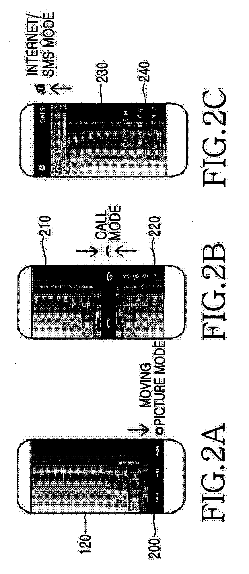 Method and mobile communication terminal for changing the mode of the terminal