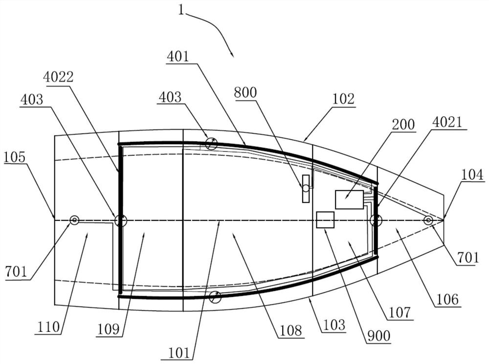 An unmanned ship velocity and flow measurement system