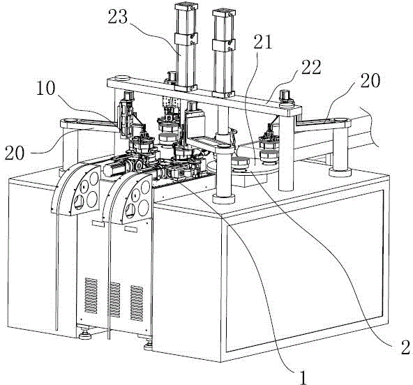 Automatic stator core production line