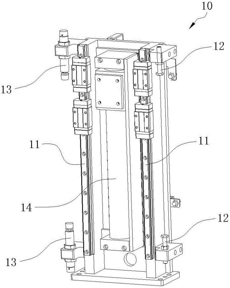 Liftably-slantwise conveying mechanism