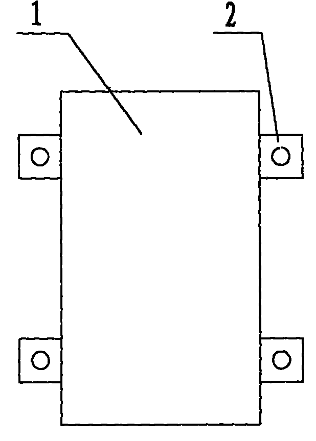 Flat shim plate-adjustable grouting installation method