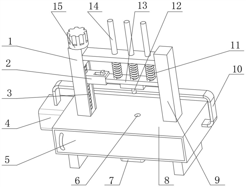 Strength detection device for organic glass processing