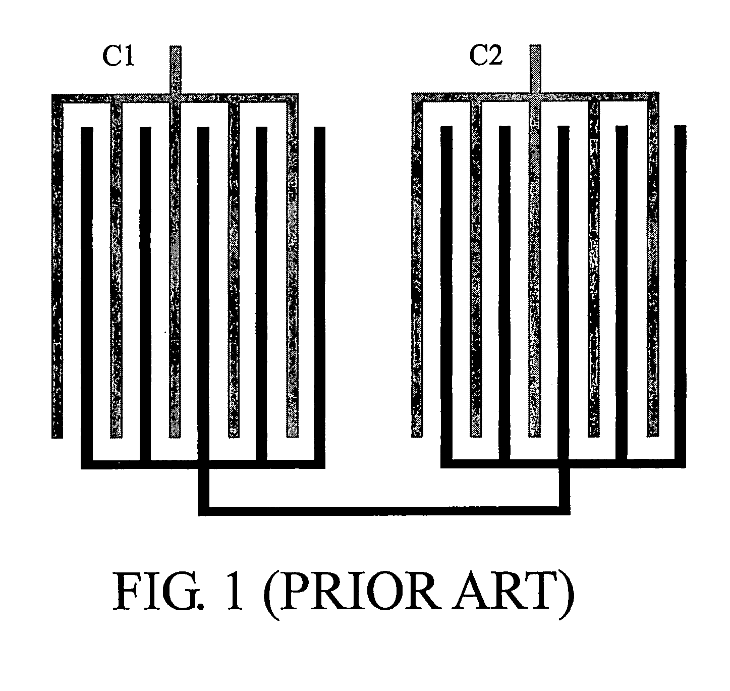 Capacitor pairs with improved mismatch performance