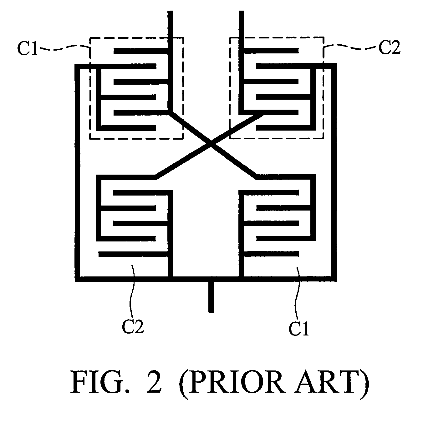 Capacitor pairs with improved mismatch performance