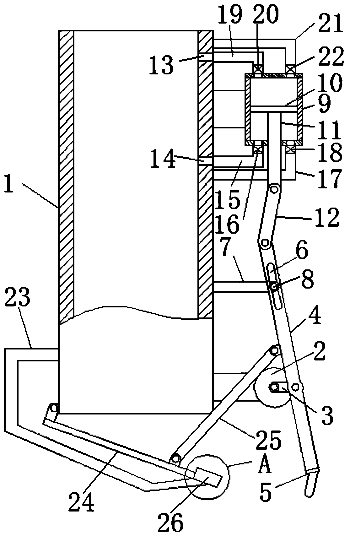 Leaf cleaning device for environment cleaning and using method thereof