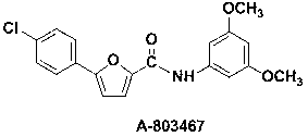 Synthetic method of A-803467 key intermediate