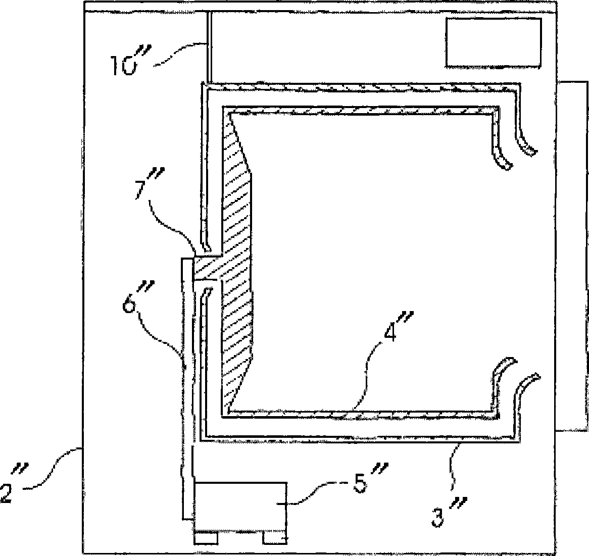 Roller earthing structure of dryer