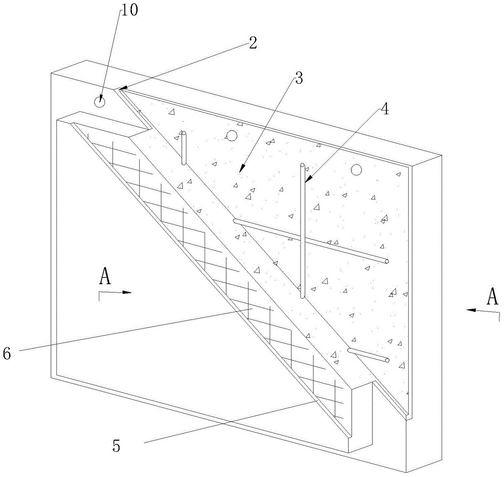 Steel frame whole exterior wall board