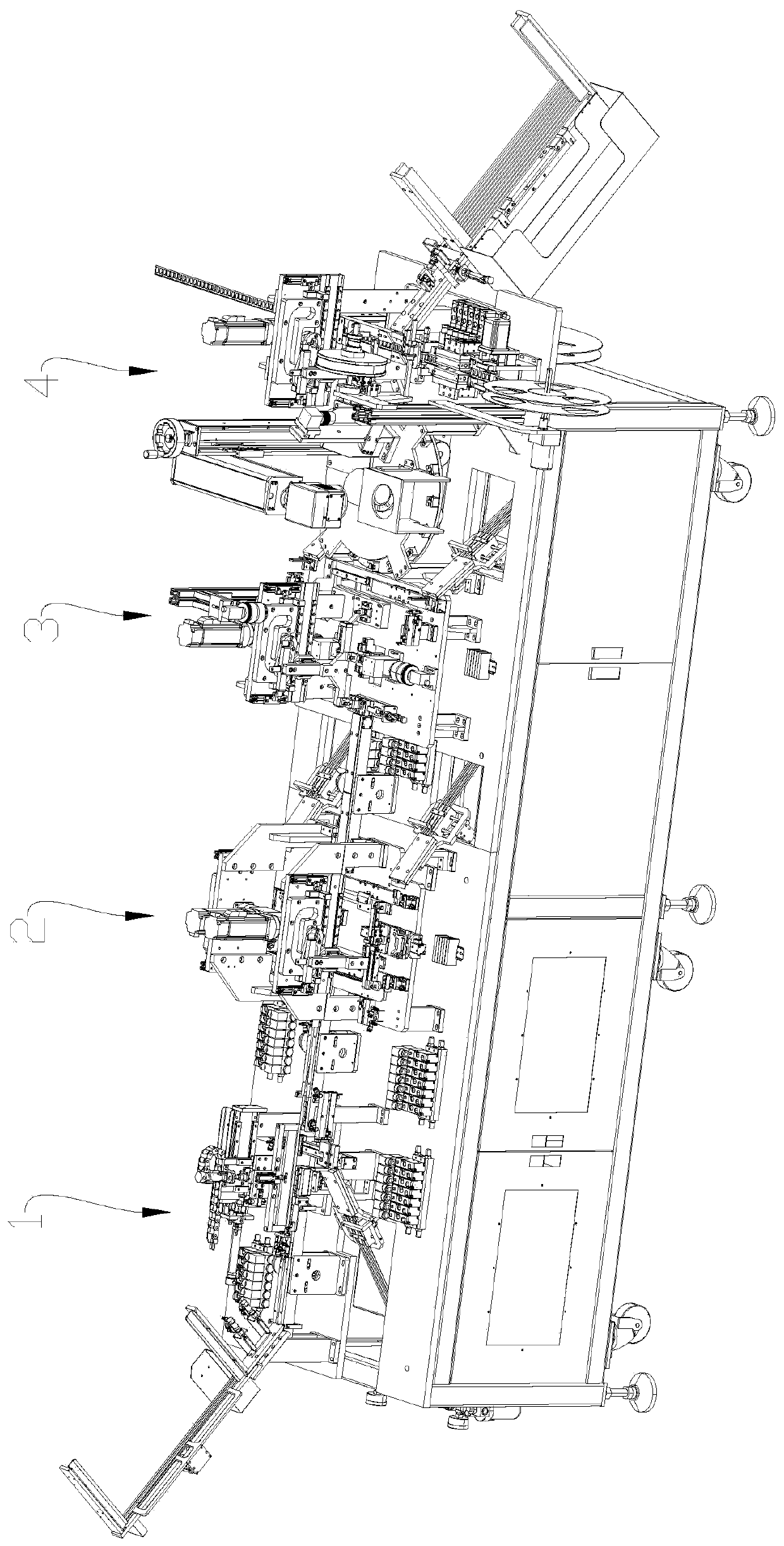 Chip detection and packaging production system