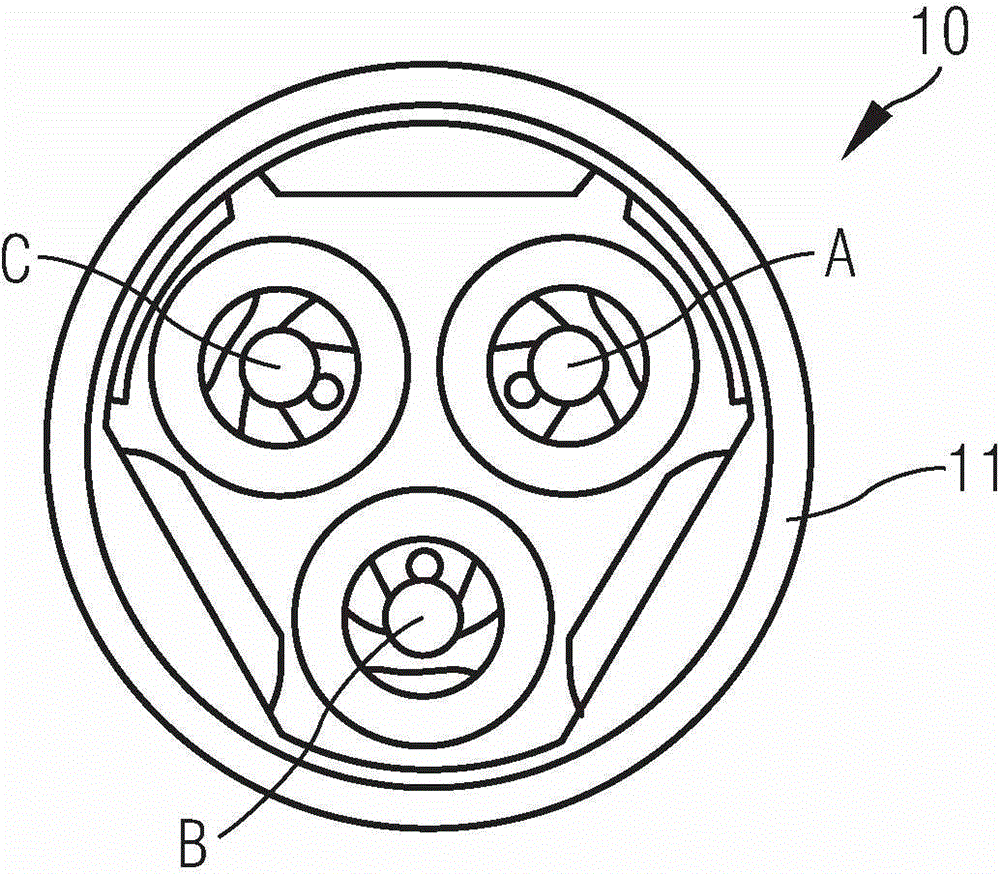 External current transformer assembly and gas insulated switchgear with same