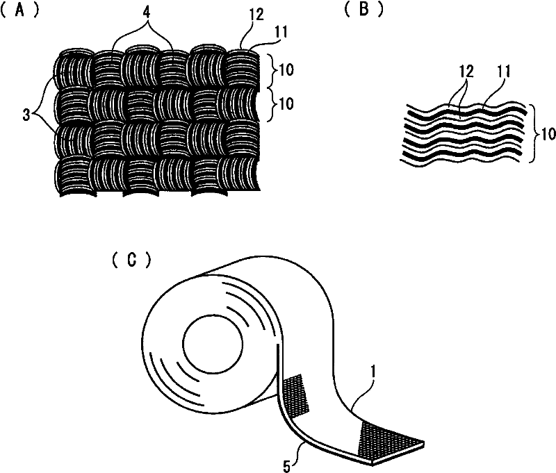 Tape for electric wire