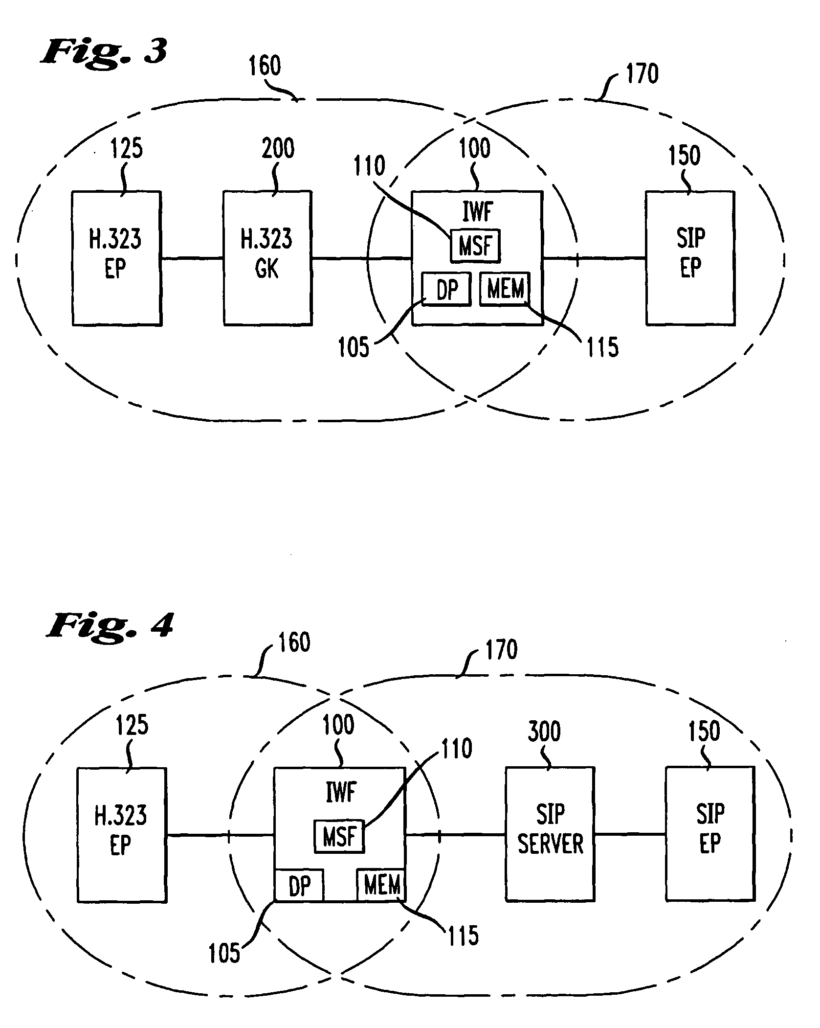 Method and apparatus for S.I.P./H.323 interworking