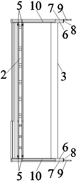 Portable device for measuring three-dimensional wind speed of wind field, and manufacturing and application method of portable device