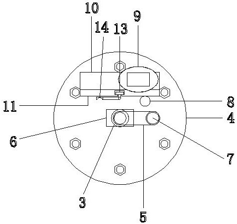 Phosphorus tank top-mounted anti-adhesion liquid level meter