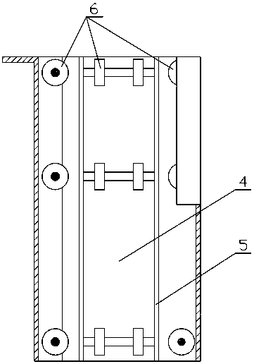 Sliding cylinder for telescopic vertical rod of wall painting machine