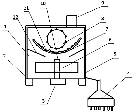 Granulating chicken-feeding device