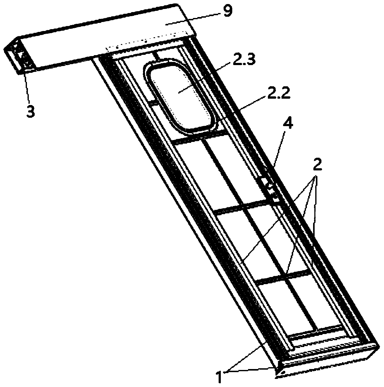 Locomotive rear end door