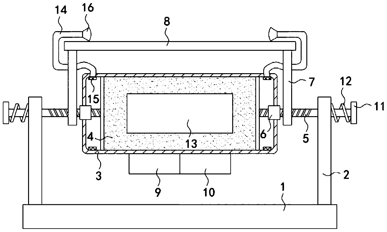 High-rise building aviation warning light based on reversible reaction principle