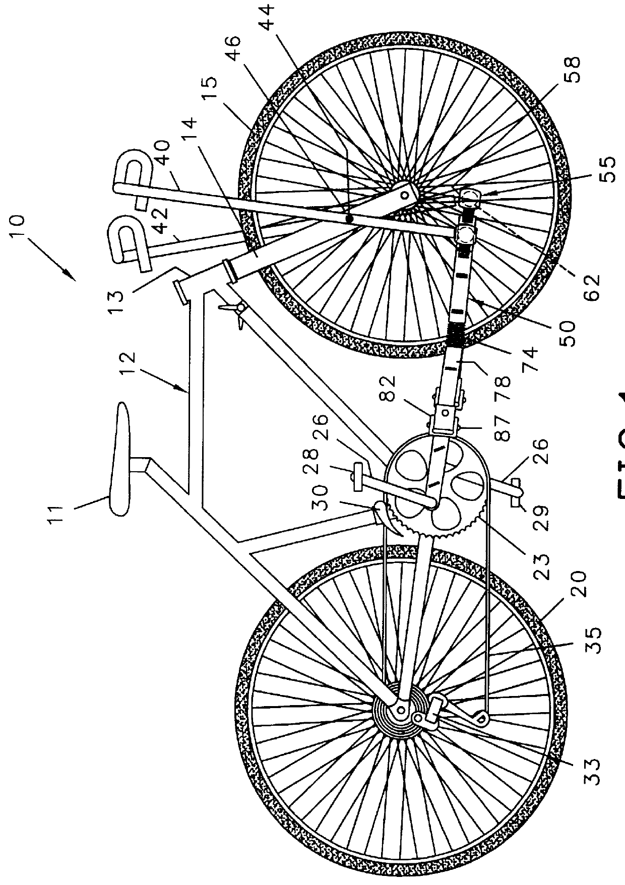 Upper body activated cycle