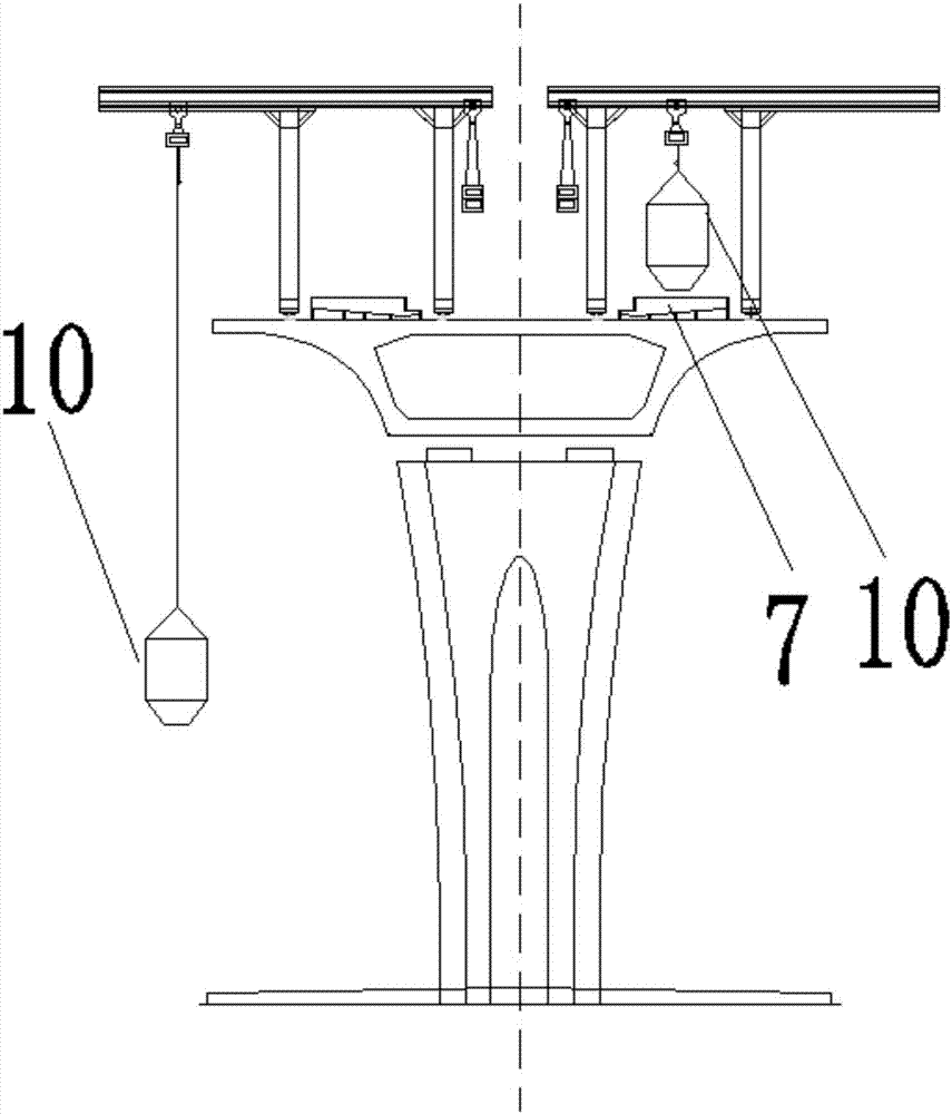 Prefabrication and installation integrated urban viaduct baffle construction method