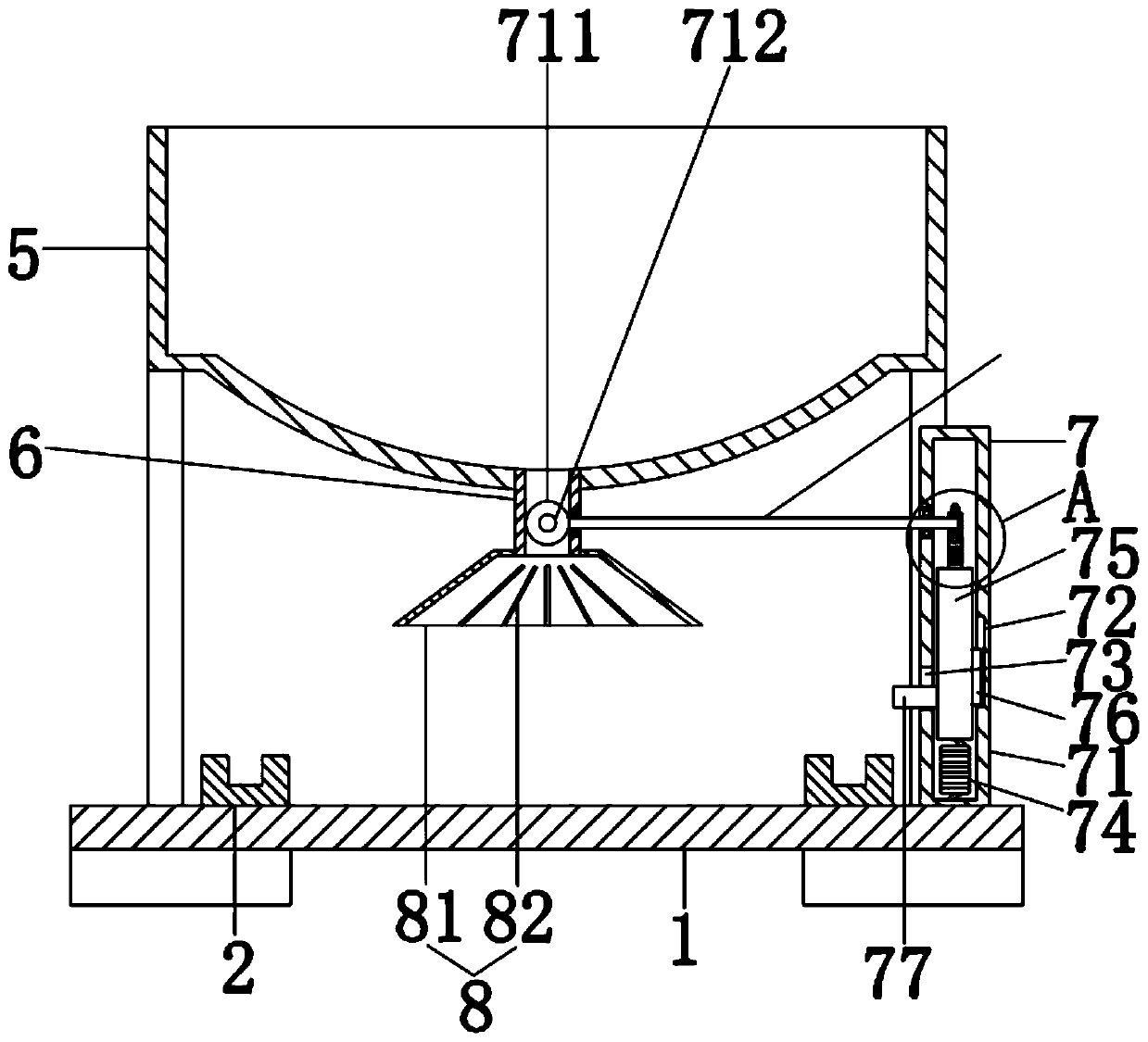 Autoclaved sand aerated concrete plate device and preparation method