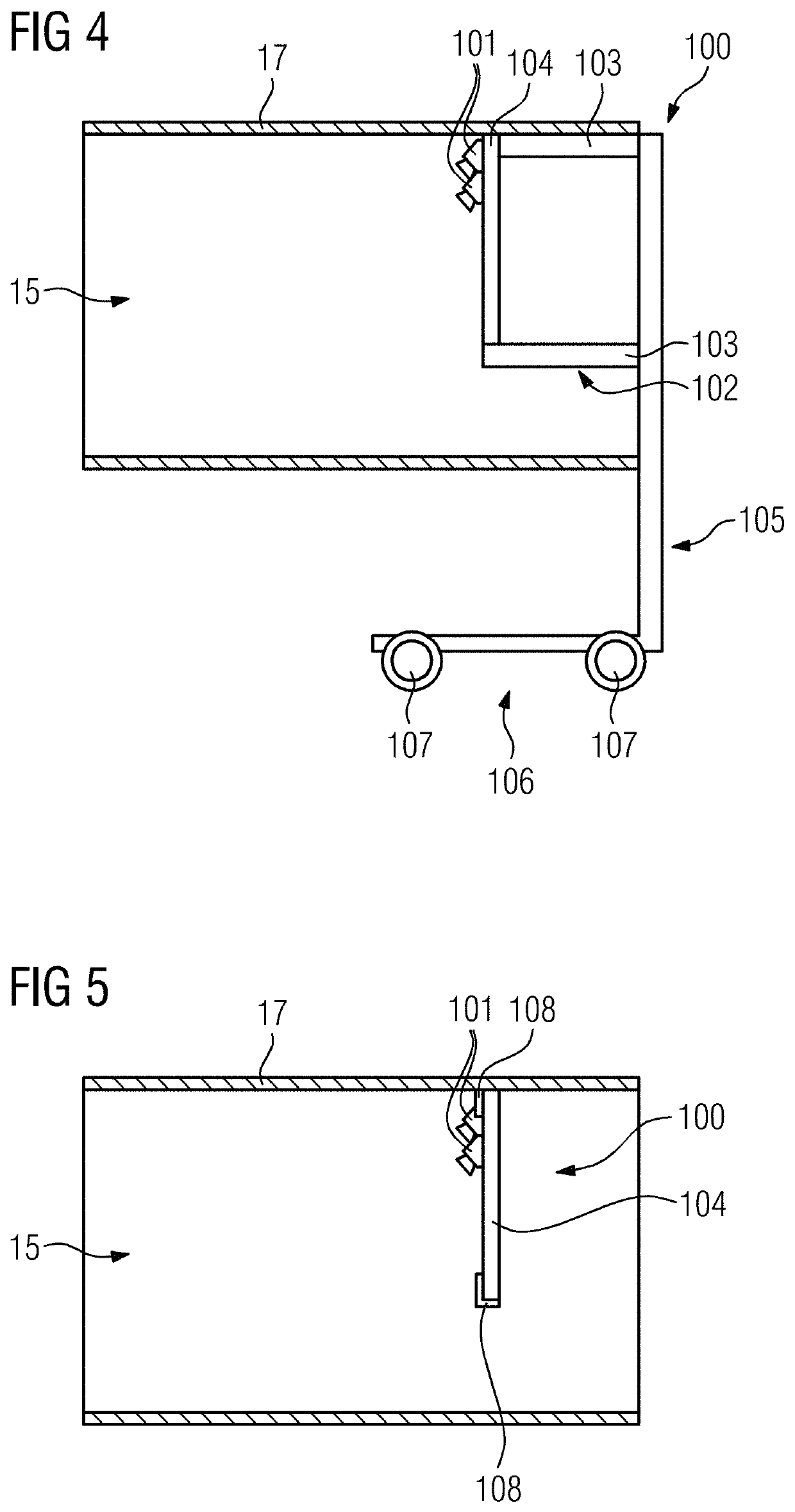 Medical imaging apparatus and sensor arrangement therefor for acquiring at least one item of patient movement information during a medical imaging examination