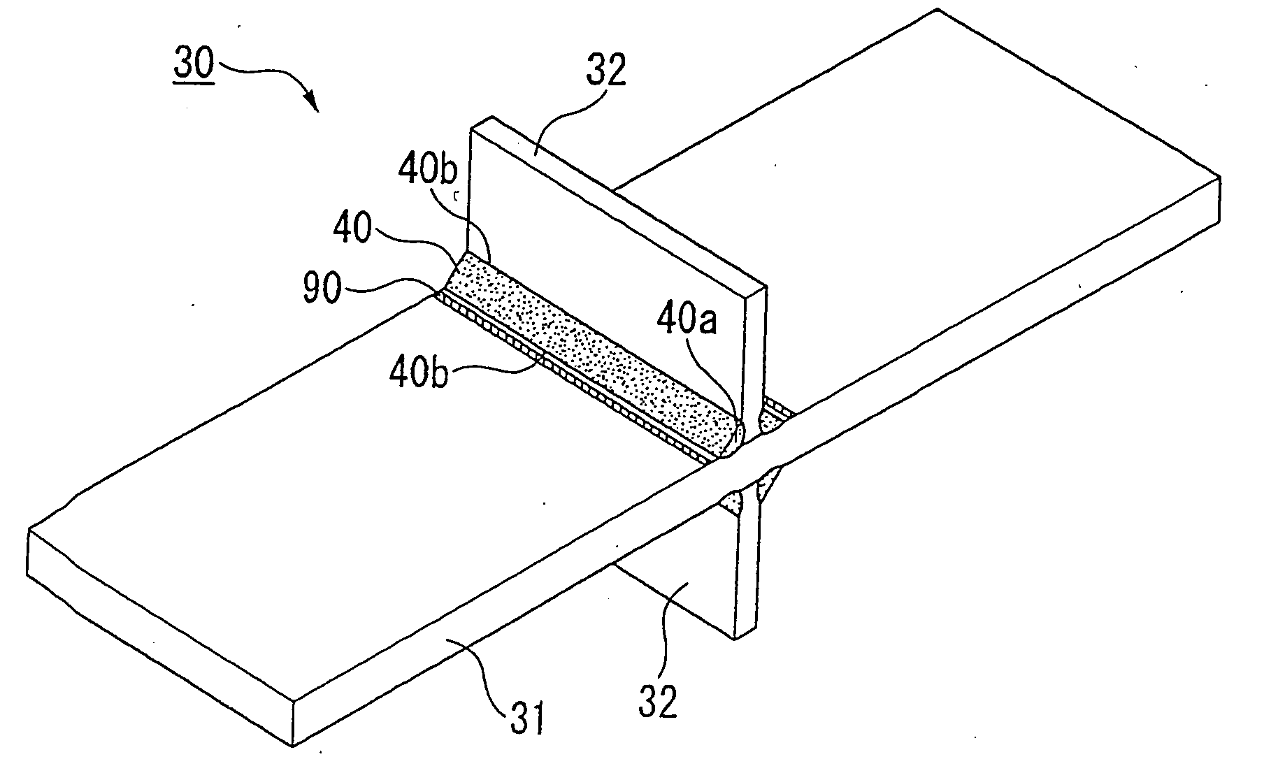 Impact treatment method for improving fatigue characteristics of welded joint, impact treatment device for improving fatigue characteristics for same, and welded structure superior in fatigue resistance characteristics