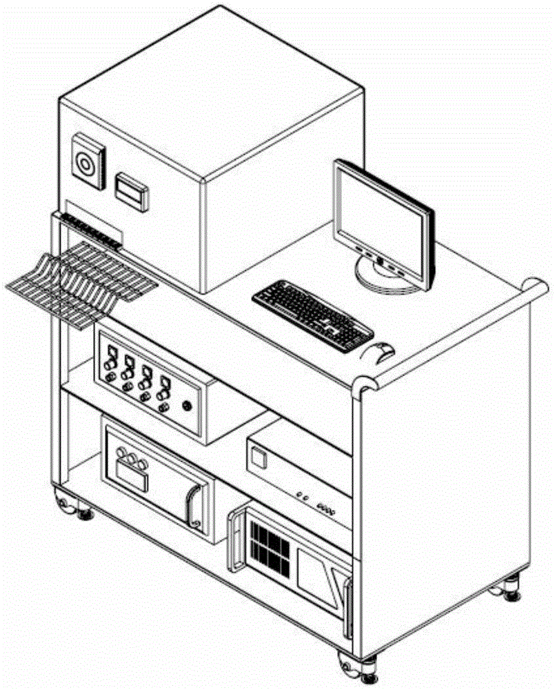 High-efficiency automatic sampling inspection equipment for SMD material tray