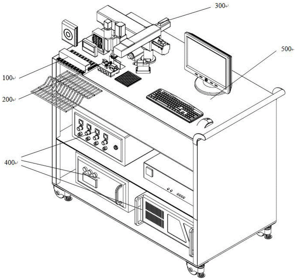 High-efficiency automatic sampling inspection equipment for SMD material tray