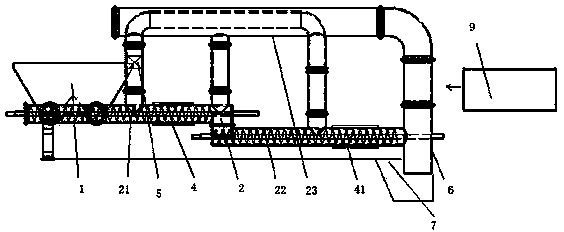 A biomass dry distillation and power generation system