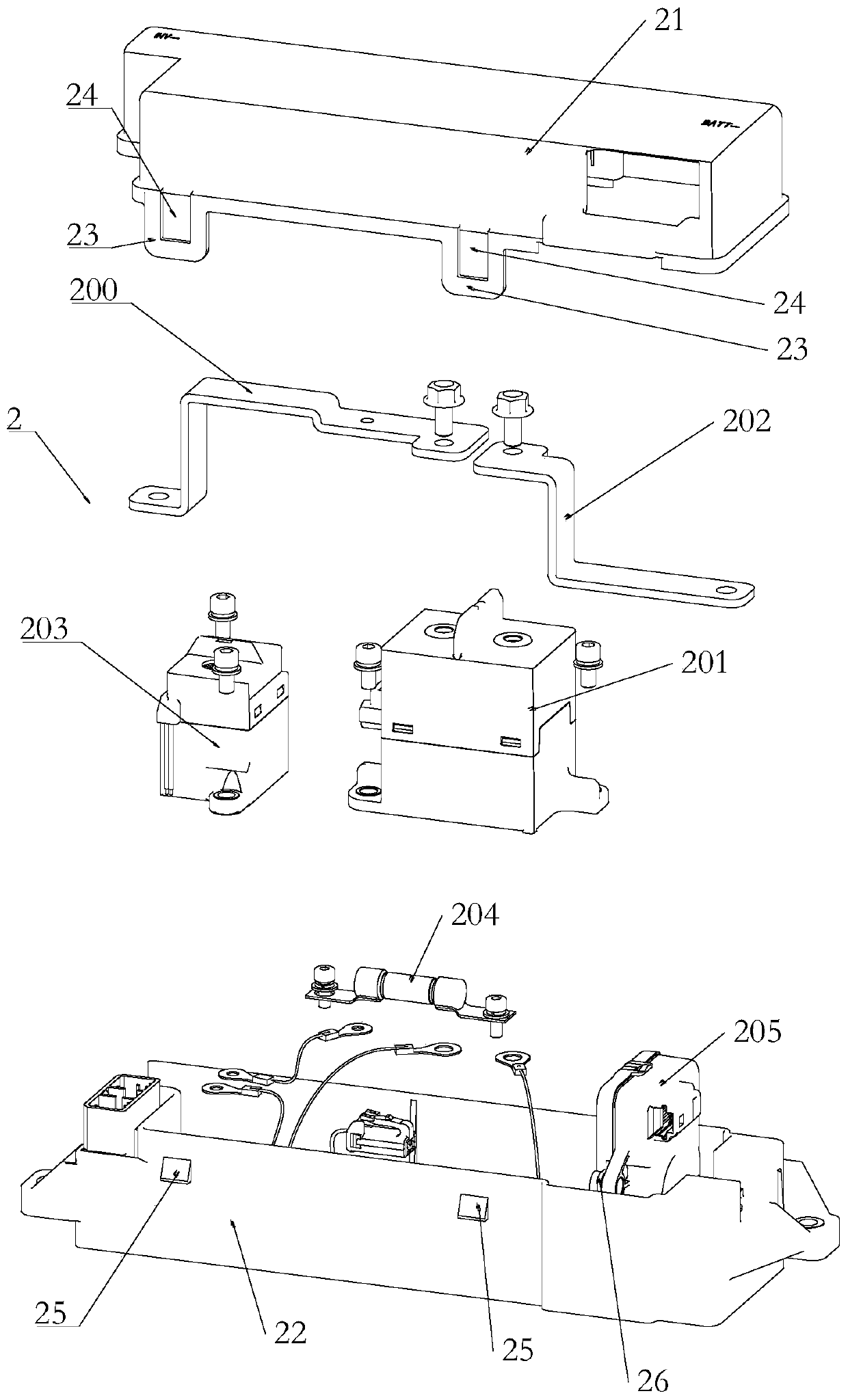 Universal economic compatibility BDU and battery pack